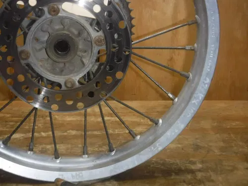 2003 Kz100 (A) Big Wheel Rear Wheel Rim Hub Spokes Complete