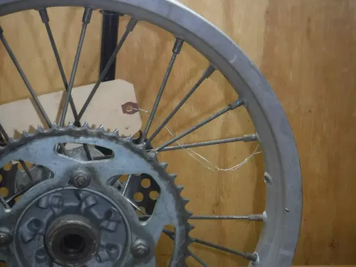 2003 Kz100 (A) Big Wheel Rear Wheel Rim Hub Spokes Complete