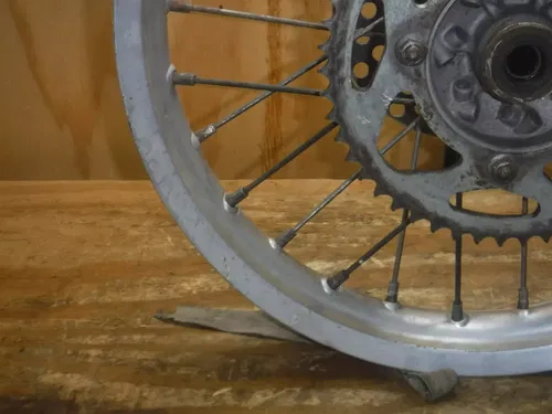 2003 Kz100 (A) Big Wheel Rear Wheel Rim Hub Spokes Complete