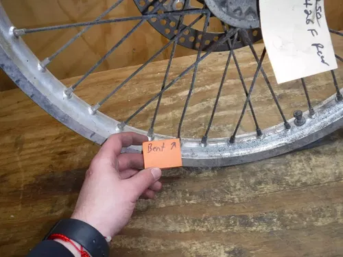 2002 Yz426F Front Wheel Rim Hub Spokes Complete