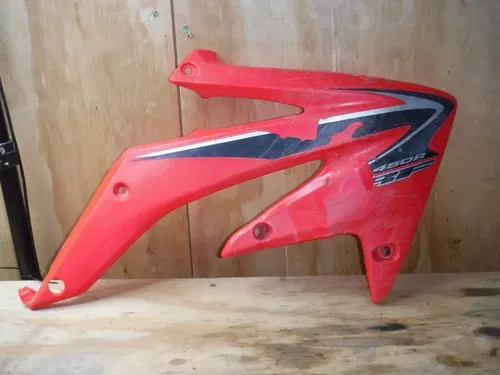 2007 CRF450r Honda Right Front Fairing Fender Shroud Plastic Red