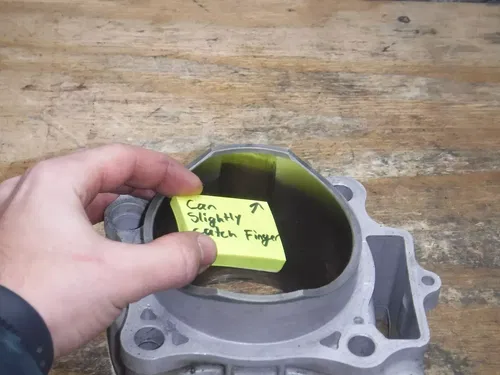 2002 CRF450R DAMAGED Cylinder Jug Bore Barrel Can Top End