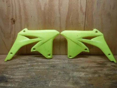 2008 RMZ450 FLO Yellow Front Shrouds Plastics 2009 2010 2011 2012 2013 2014 - 17