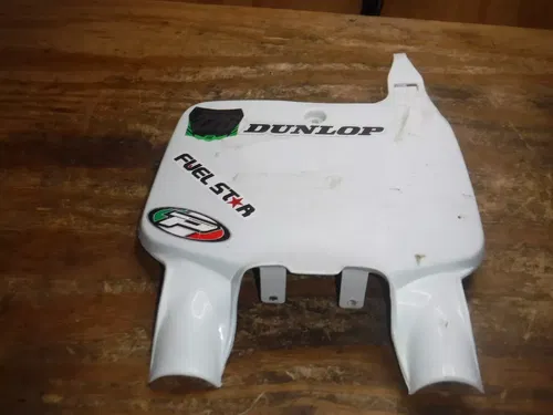 1999 Kx250 (B) Front Number Plate Plastic Body White