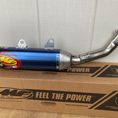 FMF Titanium Megabomb & Factory 4.1 RCT Titanium Anodized 