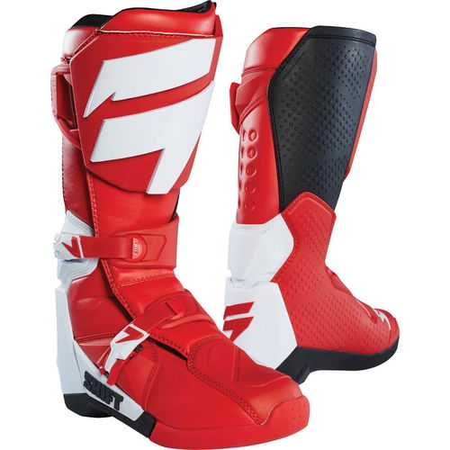 White Label Boot Red