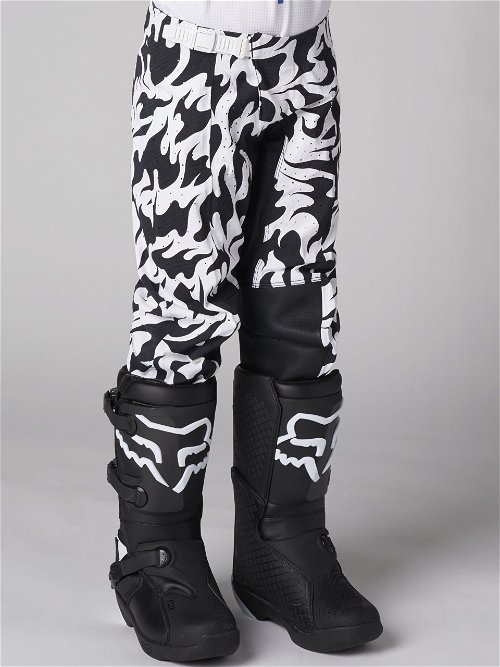 Youth Blue Label Flame Pant White/Black