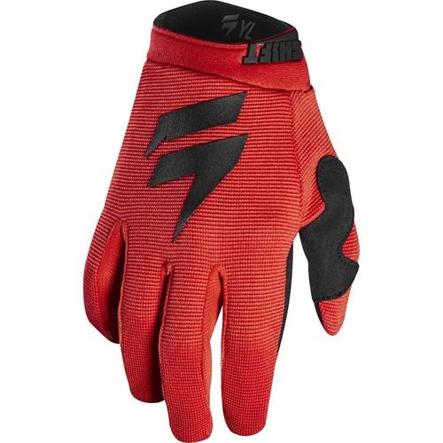 Youth Whit3 Air Gloves Black/Red