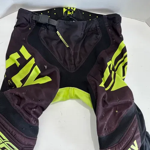 Fly Racing Lite/kinetic High Vis. Riding Gear Set. Pants Sz.32/ Jersey Sz. L