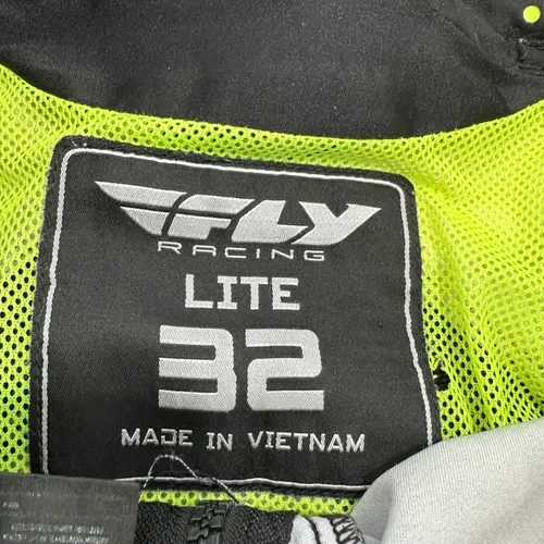 Fly Racing Lite/kinetic High Vis. Riding Gear Set. Pants Sz.32/ Jersey Sz. L