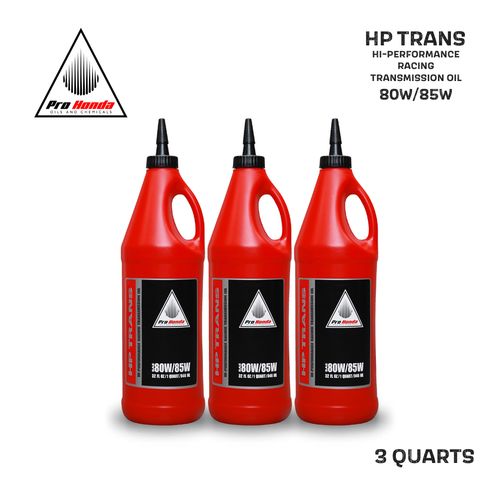 HP TRANS OIL SAE 80w/85 Hi-Performance PRO HONDA Transmission Oil (3 QUARTS)
