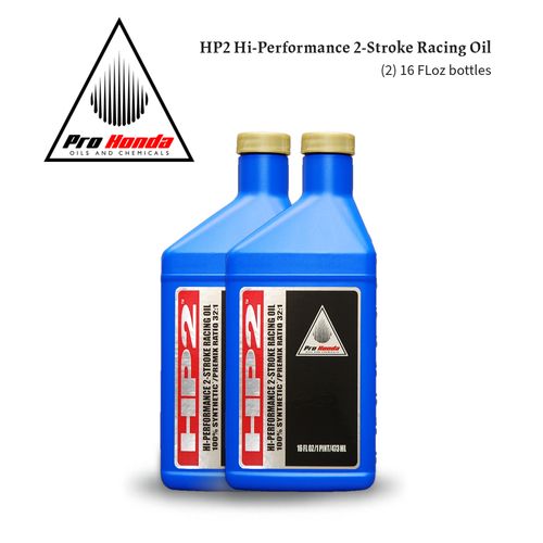 HP2 Hi-Performance 2-Stroke 100% Synthetic Honda Racing Oil (2 Pints)