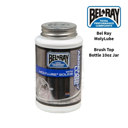 Bel-Ray MolyLube Brush Top Bottle 10oz Jar