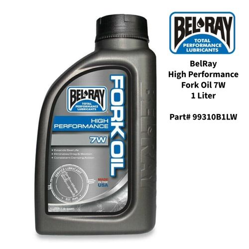 BelRay High Performance Fork Oil  7W  1 Liter  99310B1LW