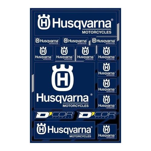 Dcor Universal Husquvarna Decal Sheet Husqvarna 4070100 43202244 86230105