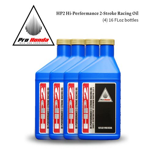 Honda HP2 Hi-Performance 2-Stroke 100% Synthetic Racing Oil, (4 Pints)