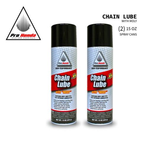 Pro Honda HP Chain Lube with Moly 15oz. (2 PACK)