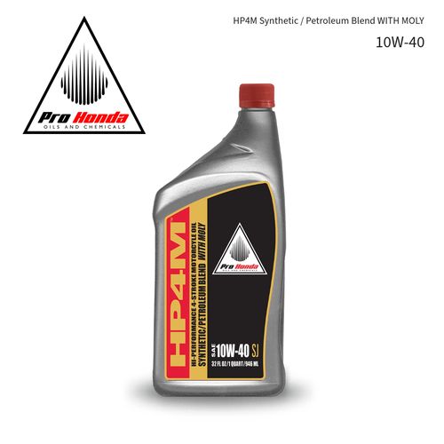 HP4M Honda 4-Stroke Synthetic Blend 10W-40 Oil (1 Quart)