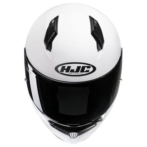 HJC C10 Solid Motorcycle Helmet White
