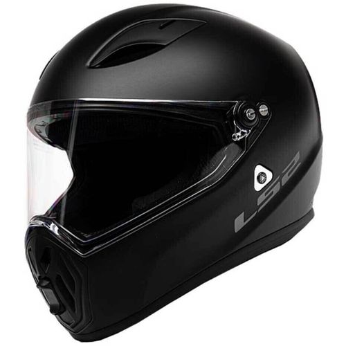 LS2 Helmets Street Fighter Full Face Motorcycle Helmet, Matte Black 419-301