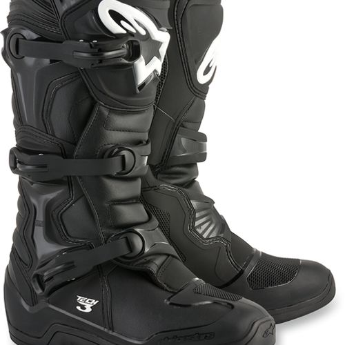 Alpinestars Tech-3 Motocross MX Boots Black US 13 3410-1892