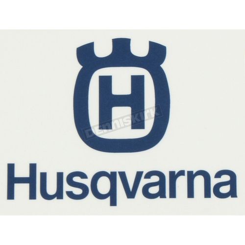 DCOR Visuals Husqvarna 12 in Squared Icon Decal  4070110