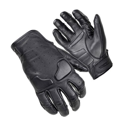 Cortech Womens Black Motorcycle The Slacker Traditional Leather Gloves