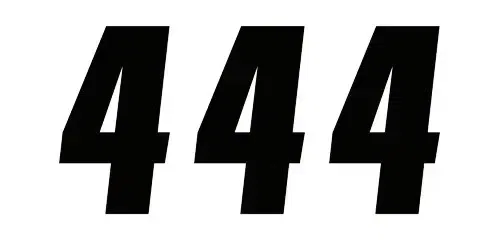 Factory Effex 3pk 7in Factory Number 4 Stickers Black 08-90084