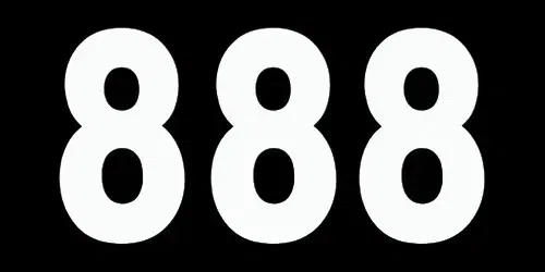 Factory Effex 3pk 4in Pro Number 8 Stickers White 04-2568