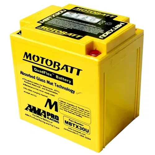 MotoBatt AGM Battery Replaces Y60N24A,Y60N24ALB Y60N24LA Y60N24LA2 12N243