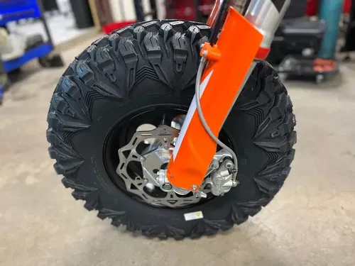 BVC Big Wheel Kit for KTM 2015-24 450 EXC SX F XC F W BlackSwingarm White Fender