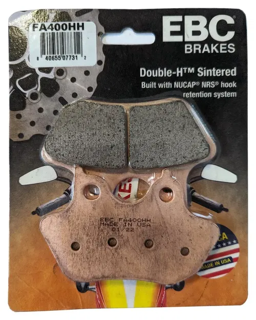 EBC Double-H Sintered Brake Pads Harley Davidson Rear XLH XL 883 XL 1200 FA400HH