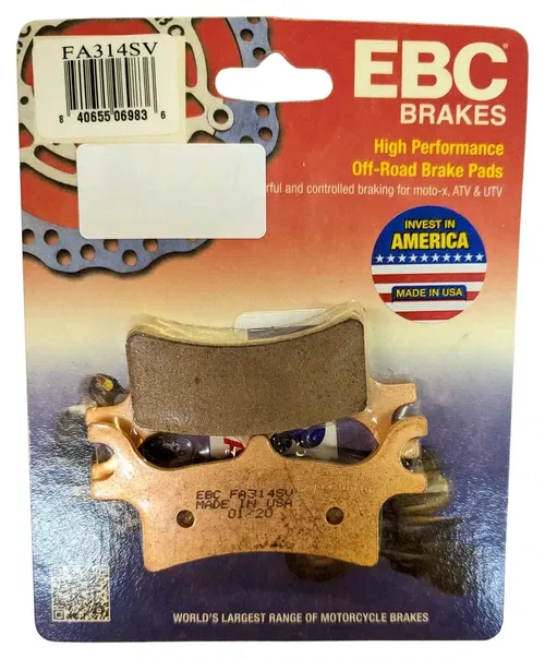 Severe Duty Rear Brake Pads For Polaris 2008-11 Sportsman 500 HO EFI X2 FA314SV