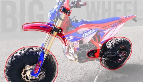 BVC Big Wheel Kit fits BETA 2020-24 RR 350 390 Black Fender AluSwingarm Kanati