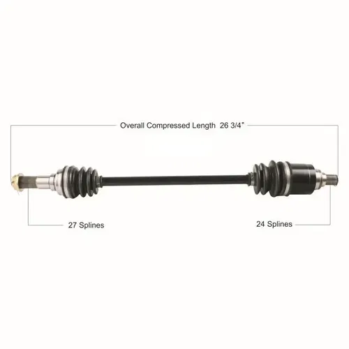 Tytaneum Front Left CV Axle KYM-7008