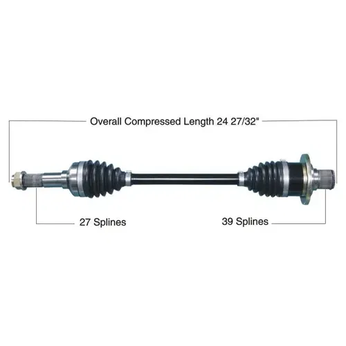 Tytaneum Rear Right HD CV Axle 813-0343 for Yamaha Rhino 450 650 4x4 2006-2009