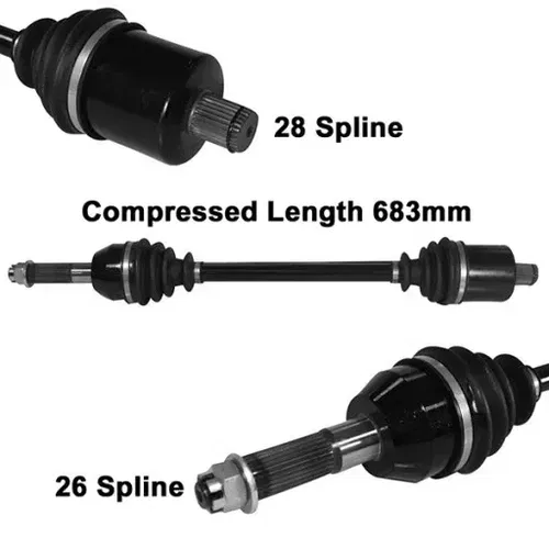 15-16 for Polaris Ranger 570 Full Size ArmorTech Rear Left or Right CV AxleStock