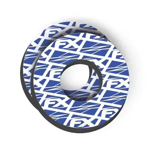 Factory Effex Grip Donuts Yamaha FX Blue White 15-67920