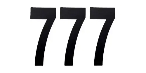 Factory Effex 3pk 6in Number 7 Stickers Black 02-4457
