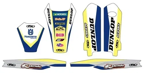 Factory Effex Sticker Trim Kit for TC FC 125-450 14-15 FE 14-16 TC250 16