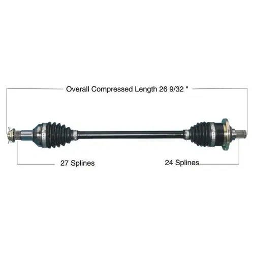 Tytaneum Front Left Right HD CV Axle for Prowler HDX 500 4x4 Ltd XT 2014-2015