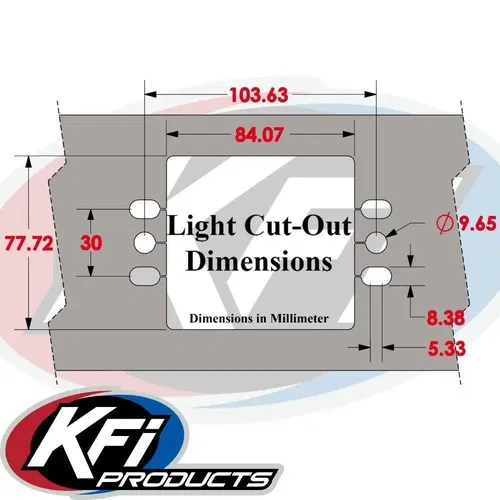 KFI Rear Formed Bumper 101590 for Honda Pioneer 1000-5 LE 2016-2024