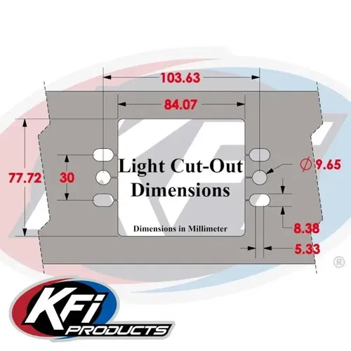 KFI Rear Formed Bumper 102105 for Polaris Xpedition ADV ADV 5 XP XP 5 2024