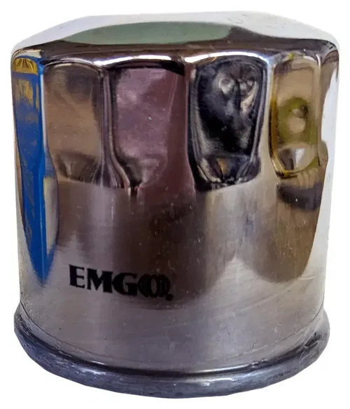 Emgo Oil Filter Chrome fits Honda 1983-84 Ascot 500 VT500FT 1988-06 NV 400