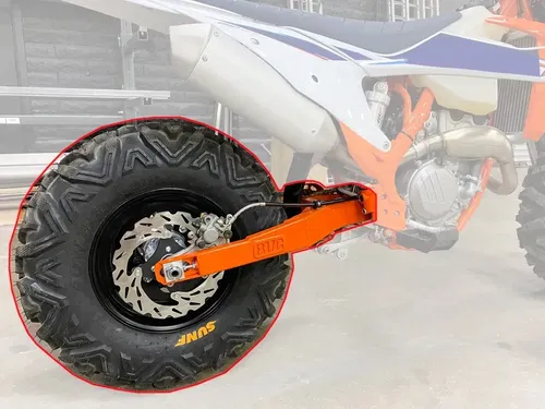BVC Big Wheel Kit for KTM 250 2015-23 EXC F XC F W TPI Swingarm Orange Fender