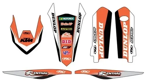 Factory Effex Sticker Trim Kit for SX XC125-450 19-22 XC-W XCW-F EXC 20-22