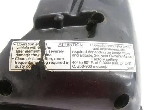 05 Polaris Predator 50  Airbox