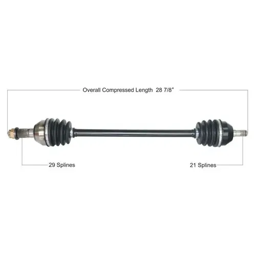 Tytaneum Front Right CV Axle 813-0364