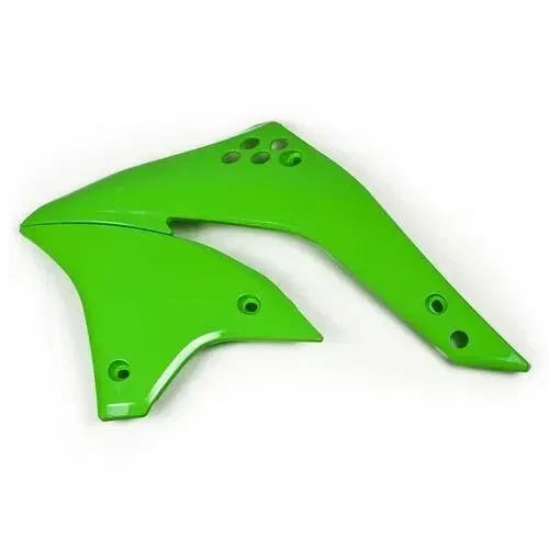 Factory Effex Green Radiator Shrouds 11-71124 for Kawasaki KX450F 2006-2008