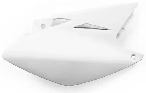 Factory Effex White Side Number Plates 11-75124 for Kawasaki KX450F 2006-2008